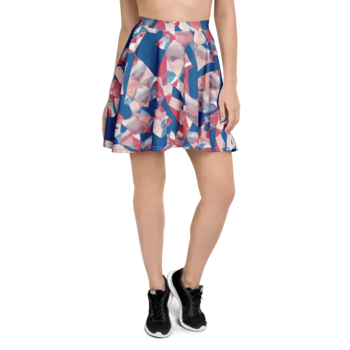 Pink Tectonics on a Skater Skirt