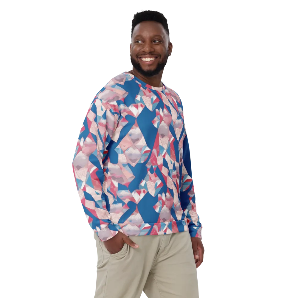 Pink Tectonics on Sweatshirt — Front