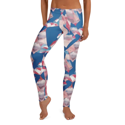 Pink Tectonics on a Leggings