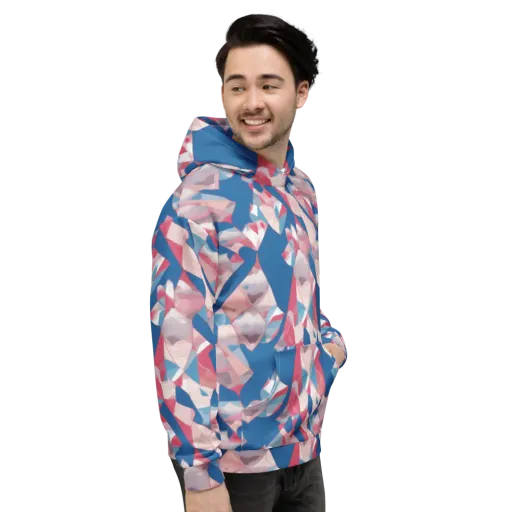 Pink Tectonics on a Hoodie