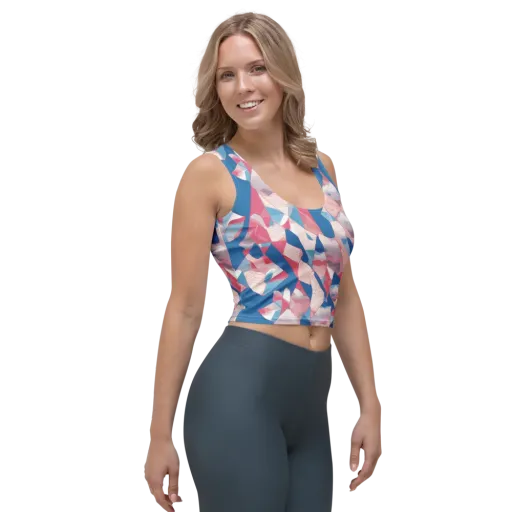 Pink Tectonics on a Crop Top
