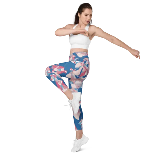 Pink Tectonics on a Leggings with Pockets