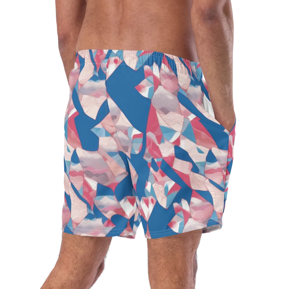 Pink Tectonics on Swim Trunks — Right Back