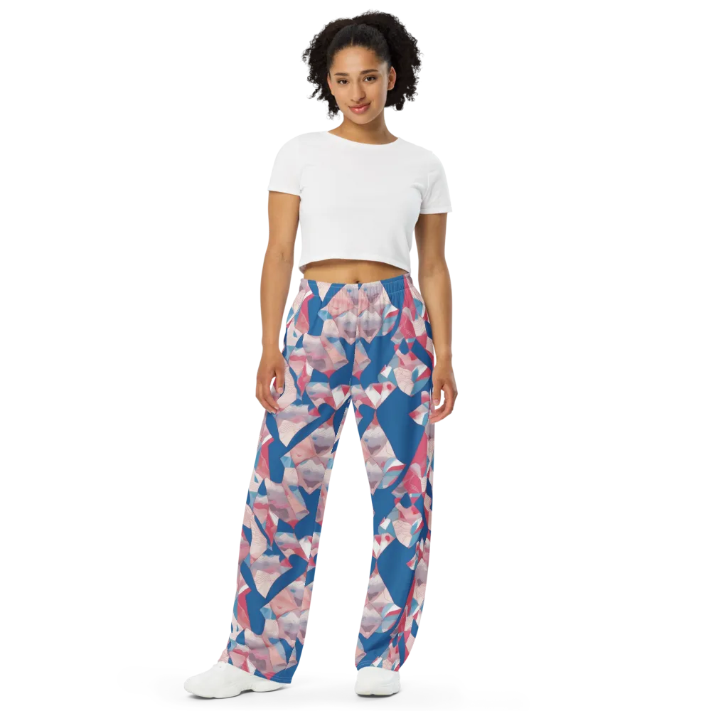 Pink Tectonics on Wide-Leg Pants — Front