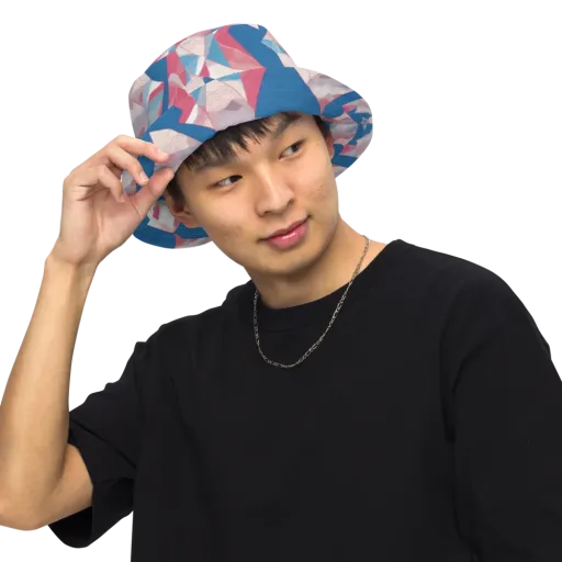 Pink Tectonics on a Reversible Bucket Hat