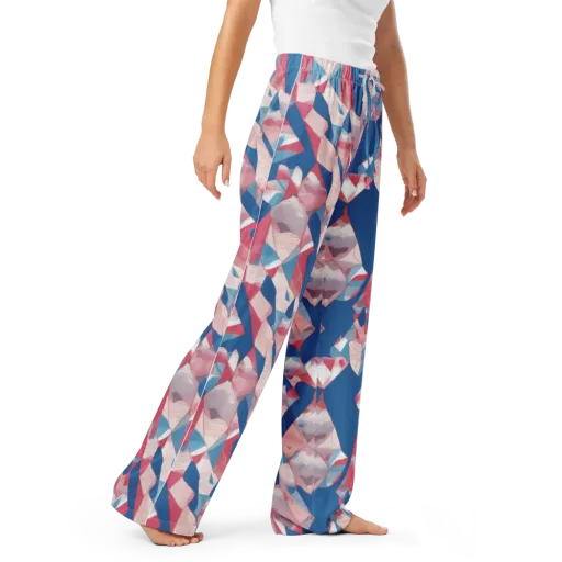 Pink Tectonics on a Women's Pajama Pants