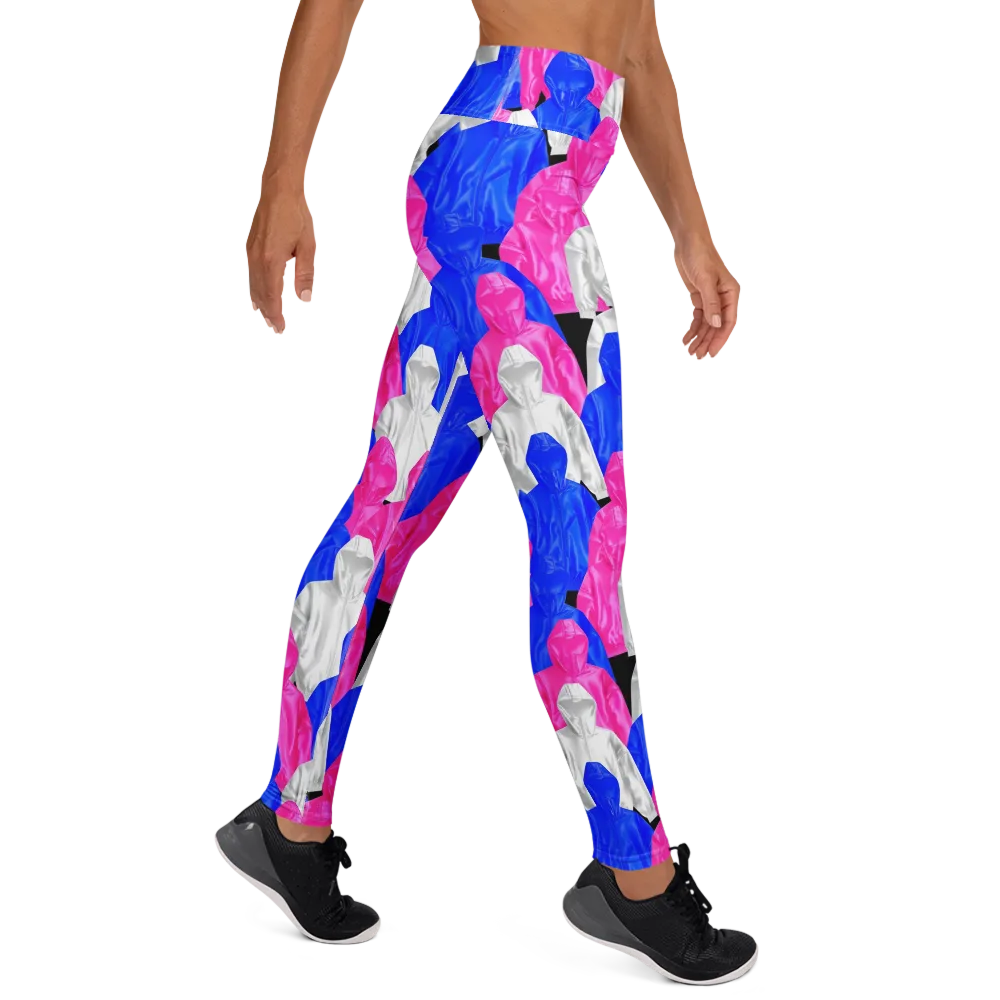 Chrome Weather on Yoga Leggings — Right