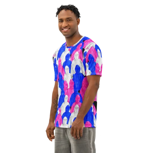 Chrome Weather on a Men's Cotton Crew Neck T-Shirt