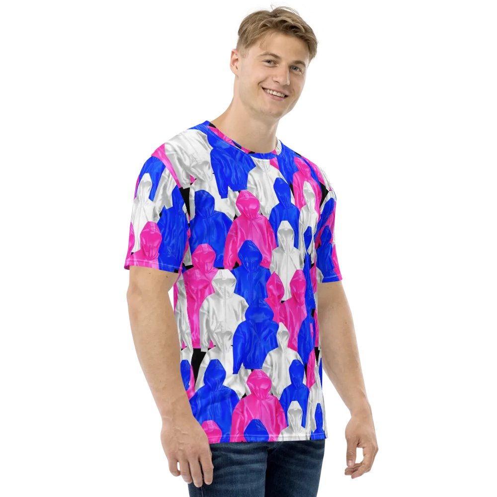 Chrome Weather on Men's Crew Neck T-Shirt — Right