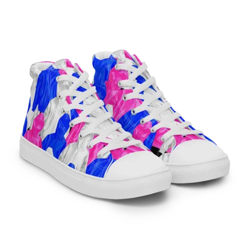 Chrome Weather on a Men's High Top Canvas Shoes