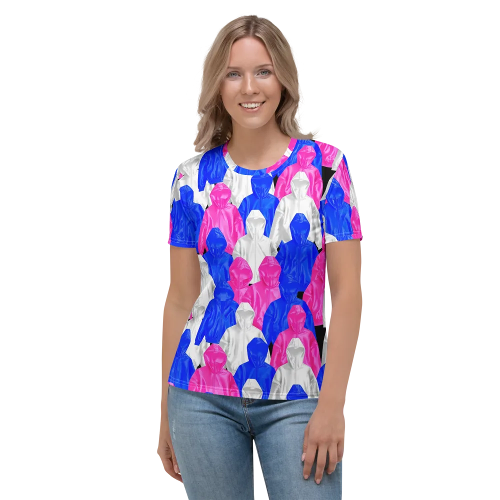 Chrome Weather on Women's Crew Neck T-Shirt — Front