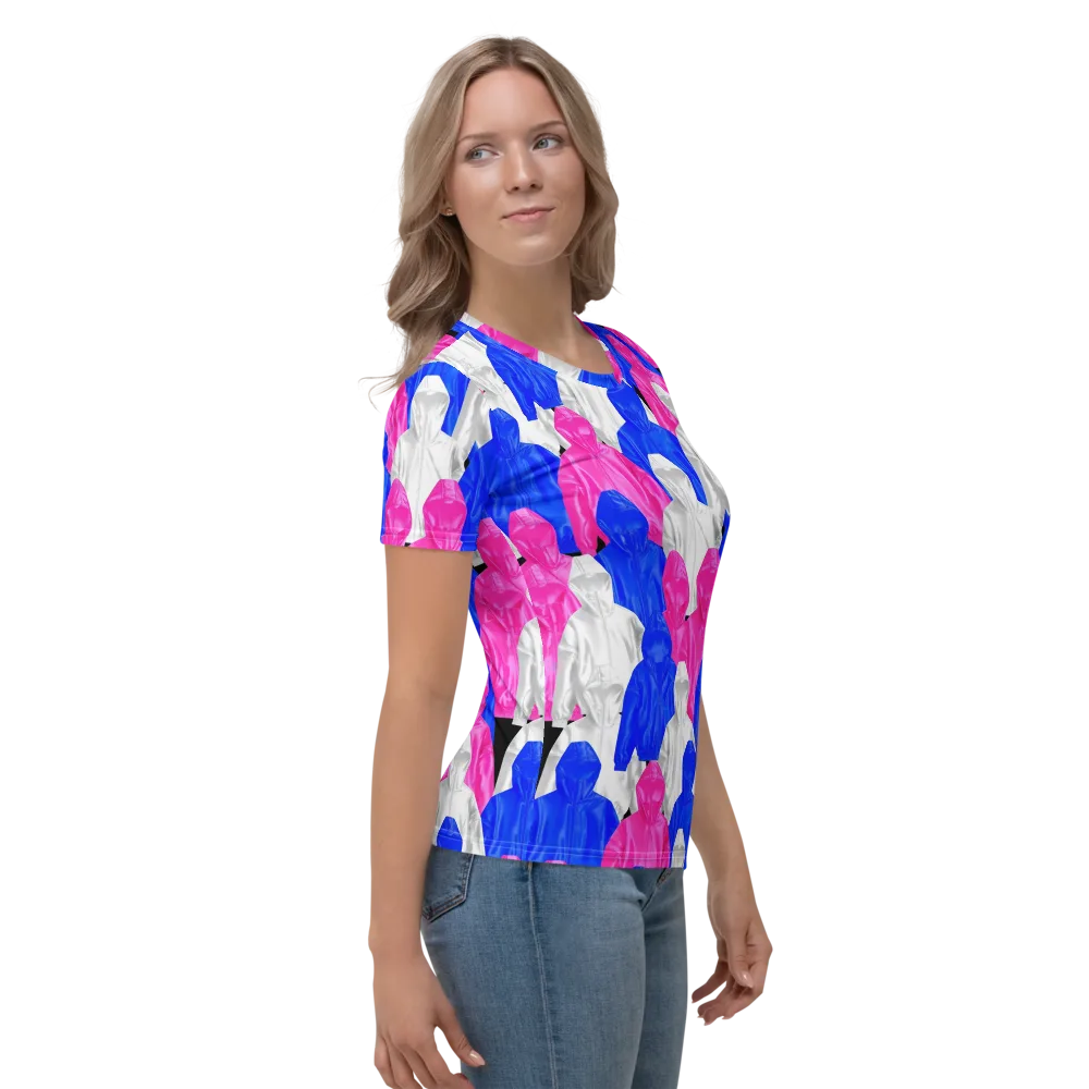 Chrome Weather on Women's Crew Neck T-Shirt — Right