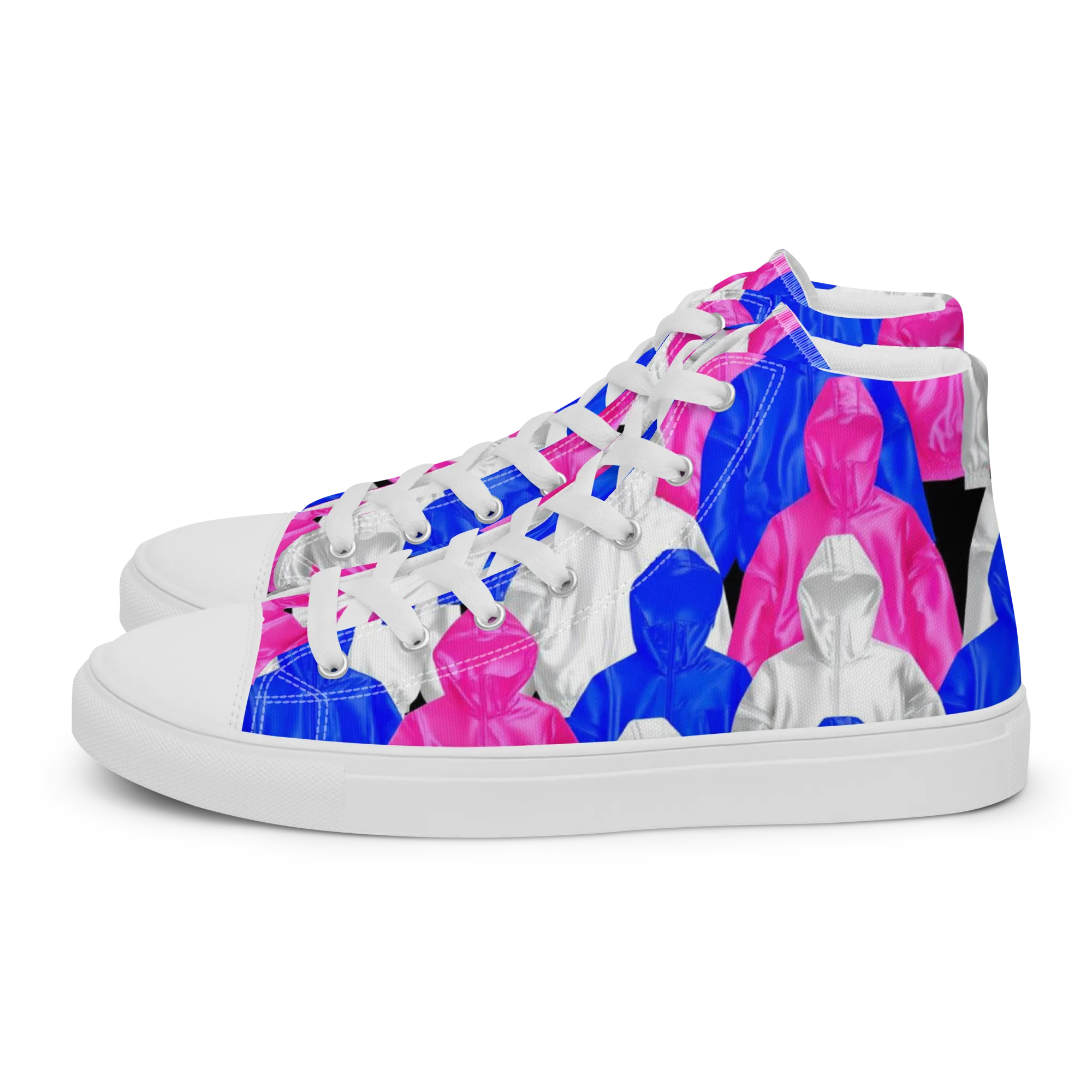 Chrome Weather on Women's High Top Canvas Shoes — Left