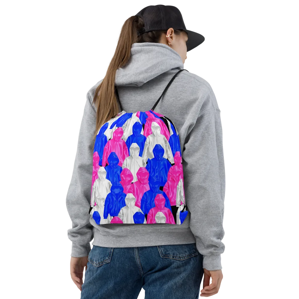 Chrome Weather on Drawstring Bag — Front