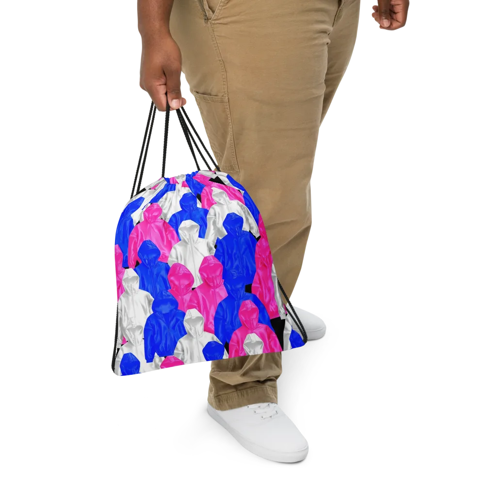 Chrome Weather on Drawstring Bag — Front