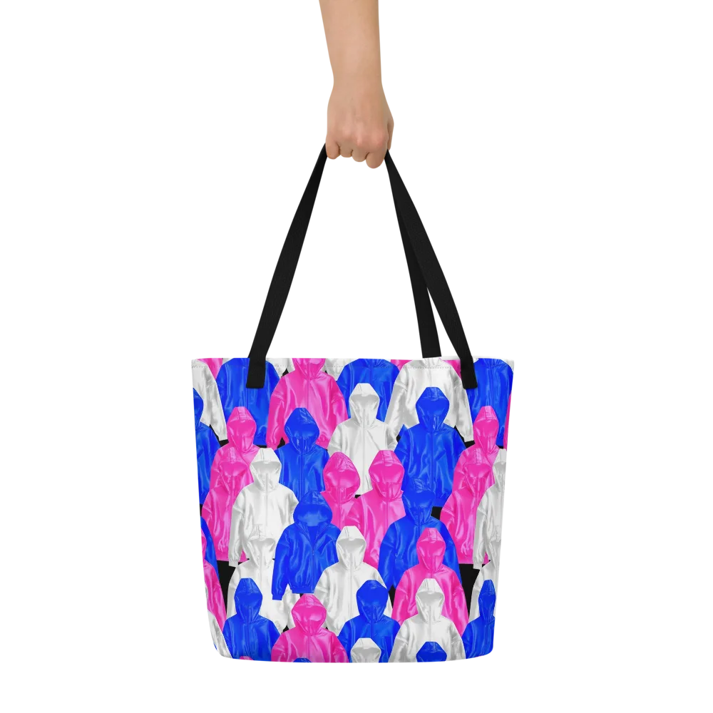 Chrome Weather on Large Tote Bag W/ Pocket — Front