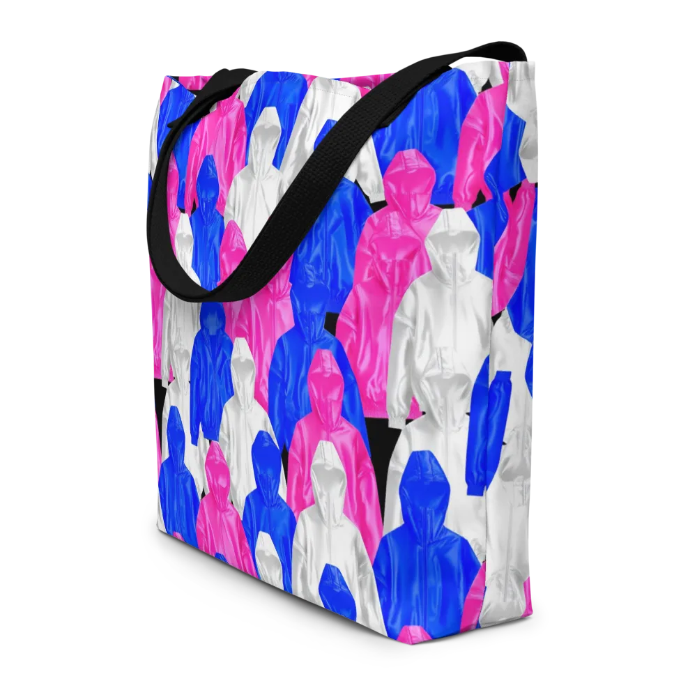 Chrome Weather on Large Tote Bag W/ Pocket — Front