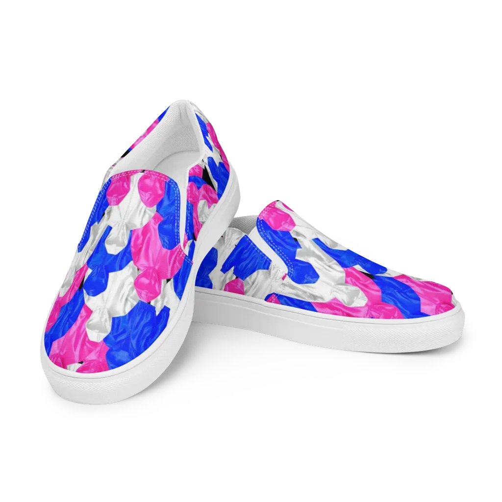 Chrome Weather on Women's Slip-On Canvas Shoes — Left Front