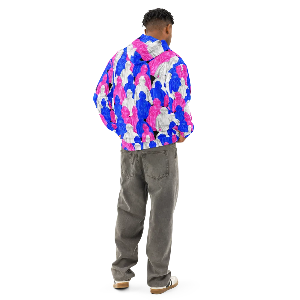 Chrome Weather on Cotton Hoodie — Back