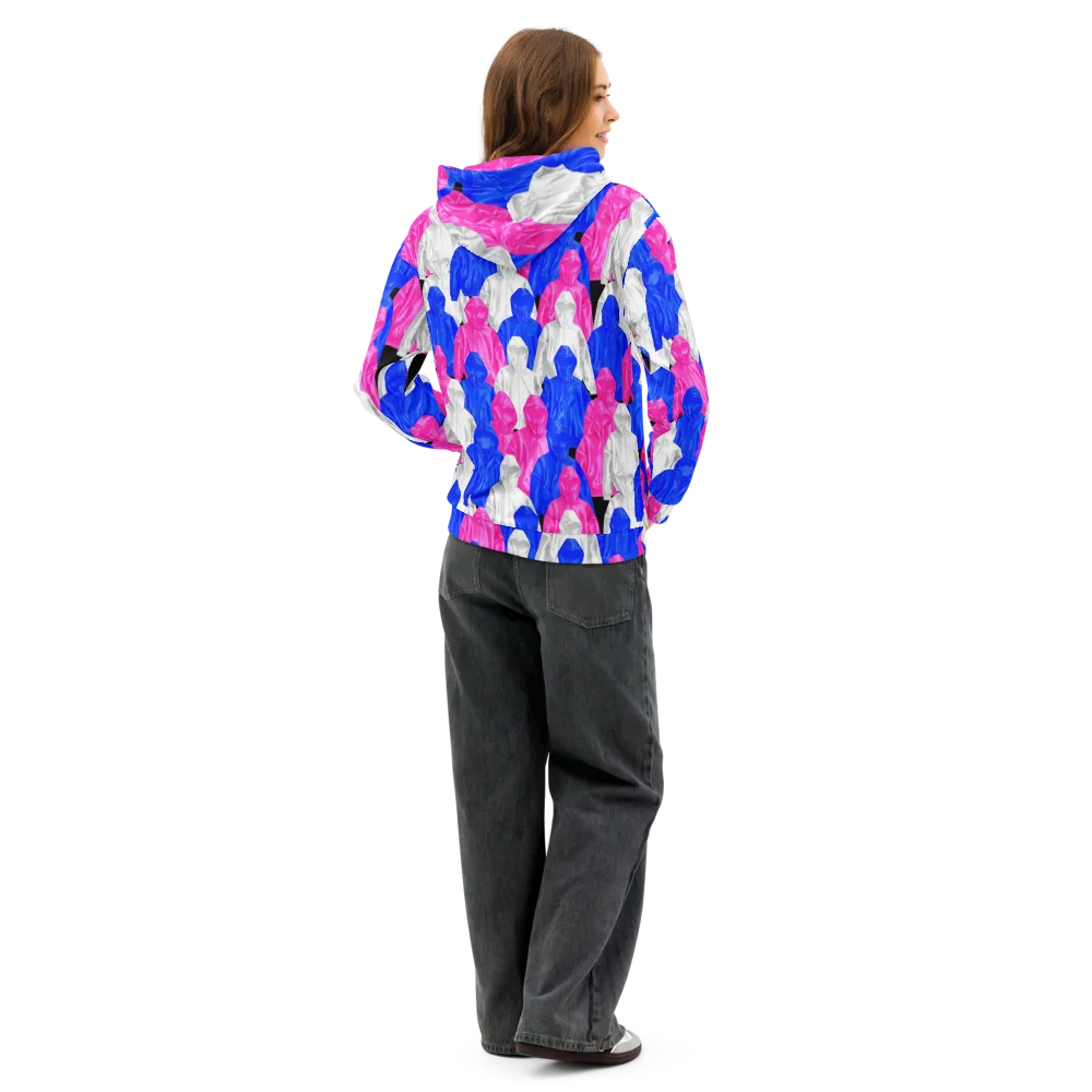 Chrome Weather on Cotton Hoodie — Back
