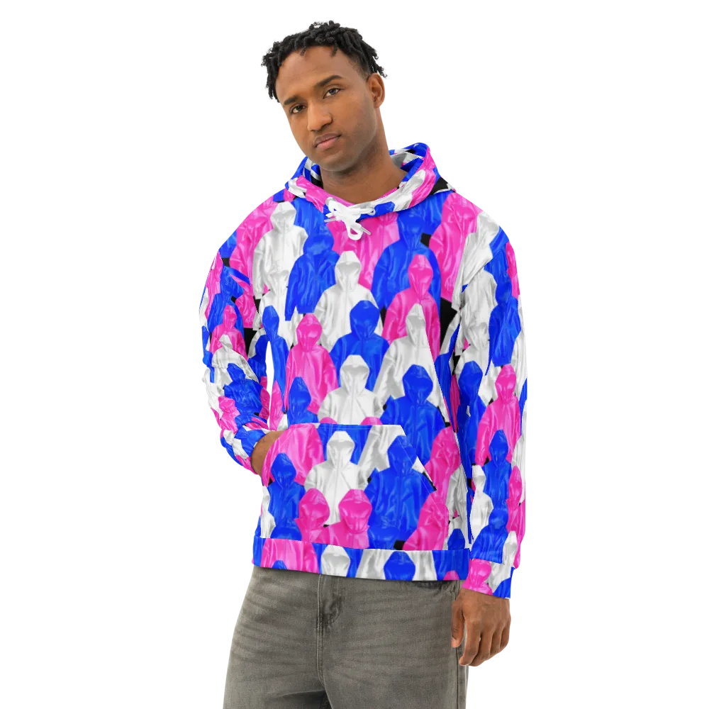 Chrome Weather on Cotton Hoodie — Left Front