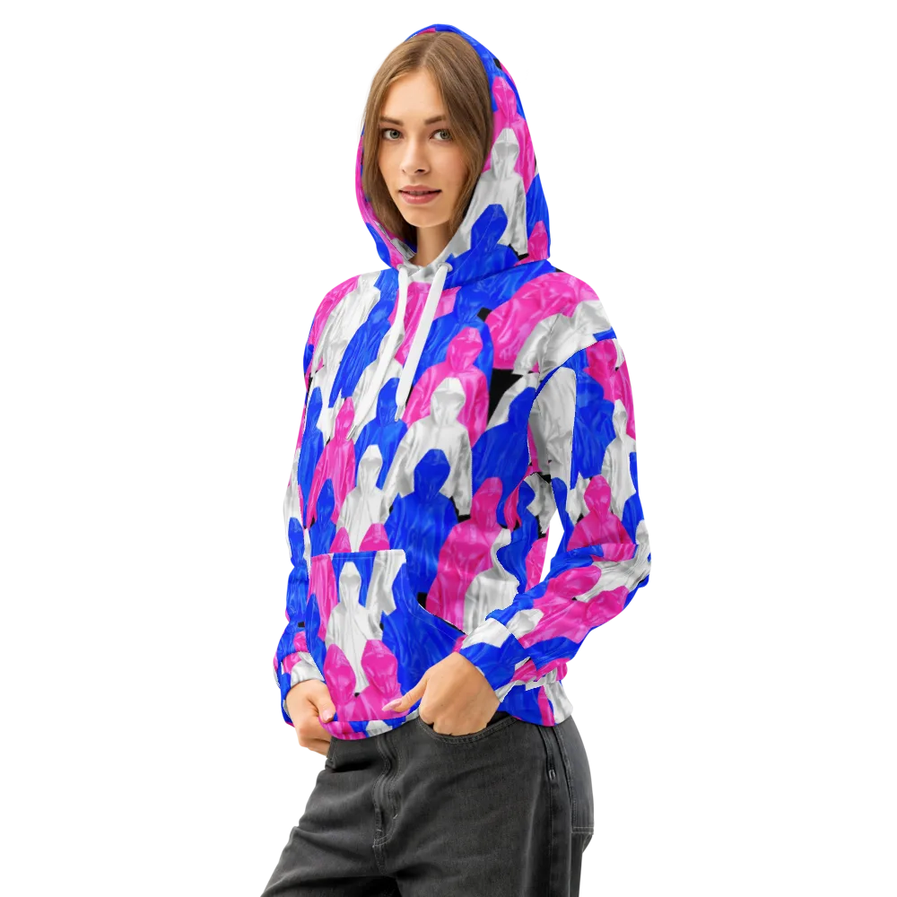 Chrome Weather on Cotton Hoodie — Left Front