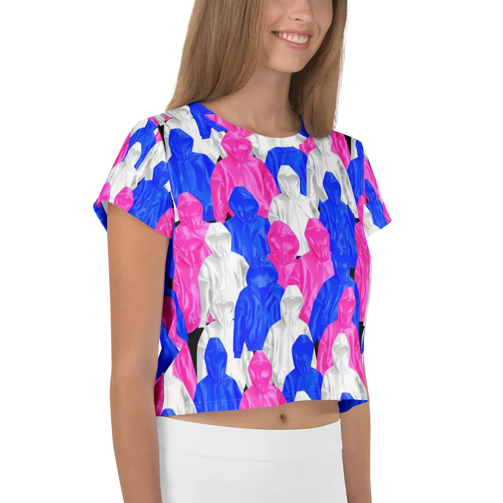 Chrome Weather on Crop Tee — Right