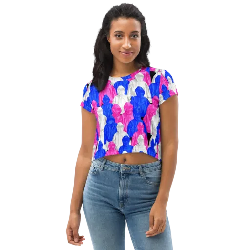Chrome Weather on a Crop Tee