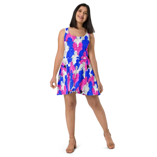 Chrome Weather on a Skater Dress