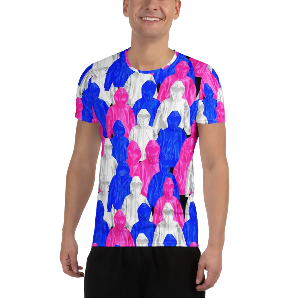 Chrome Weather on Men's Athletic T-Shirt — Front