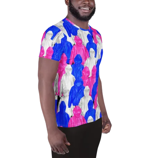 Chrome Weather on a Men's Athletic T-Shirt