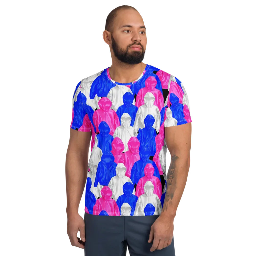 Chrome Weather on Men's Athletic T-Shirt — Front