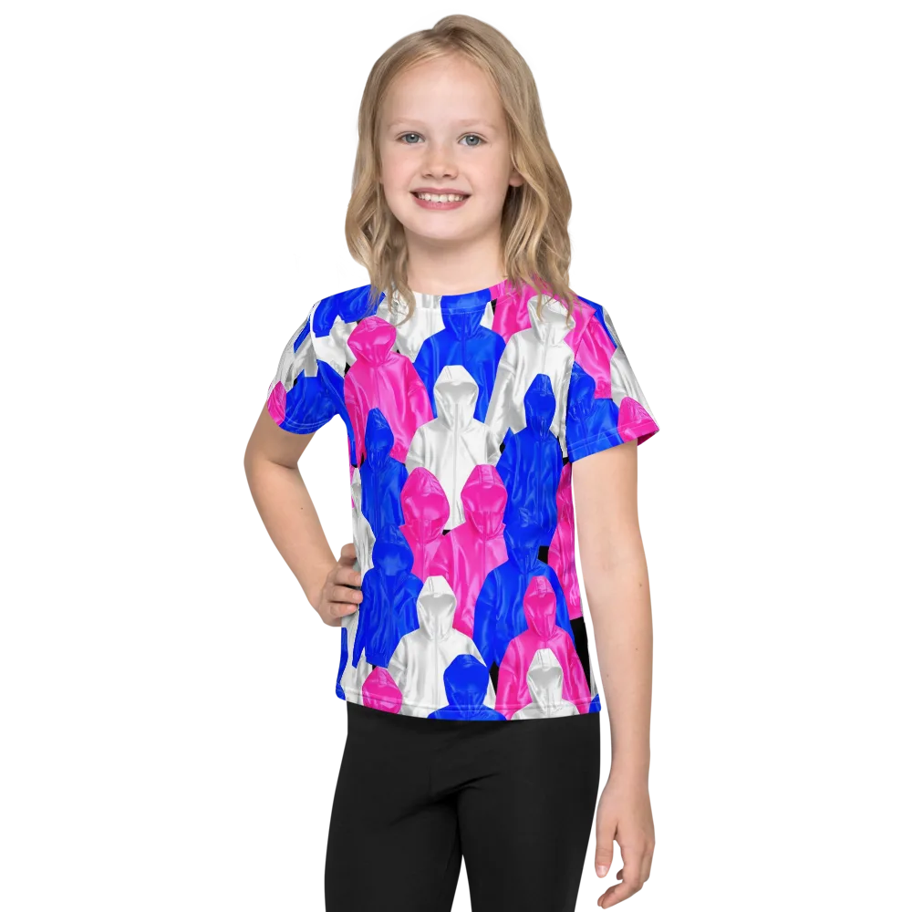 Chrome Weather on Kids Crew Neck T-Shirt — Front