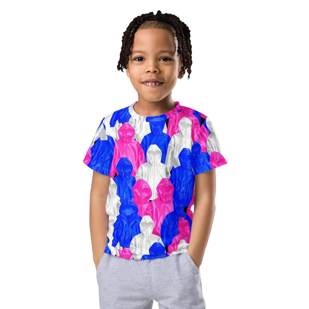 Chrome Weather on Kids Crew Neck T-Shirt — Front
