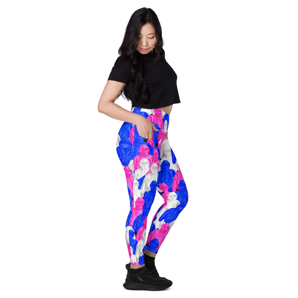 Chrome Weather on Leggings with Pockets — Right