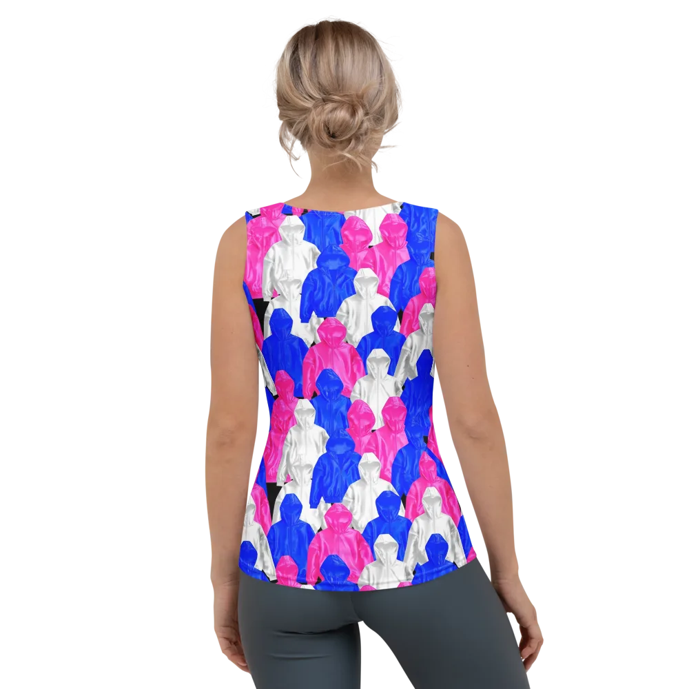 Chrome Weather on Women's Tank Top — Back