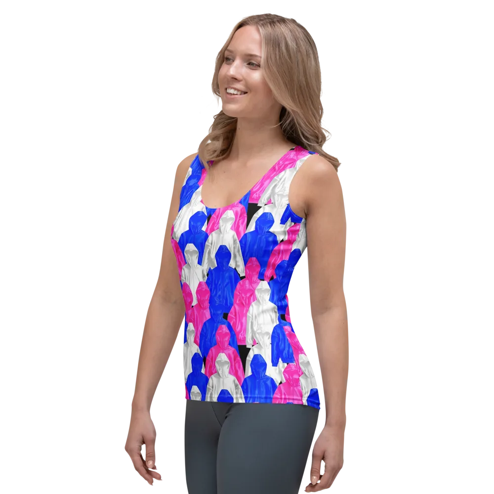 Chrome Weather on Women's Tank Top — Left Front