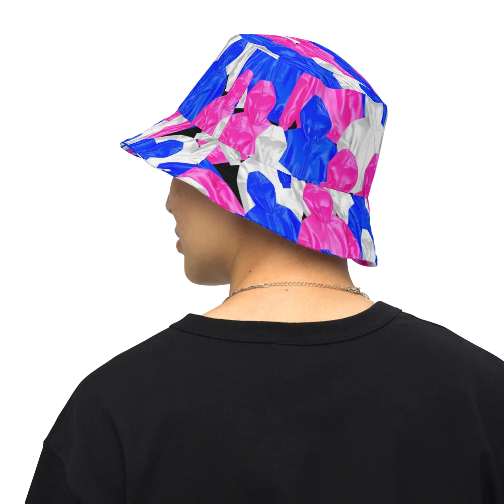 Chrome Weather on Reversible Bucket Hat — Back Inside