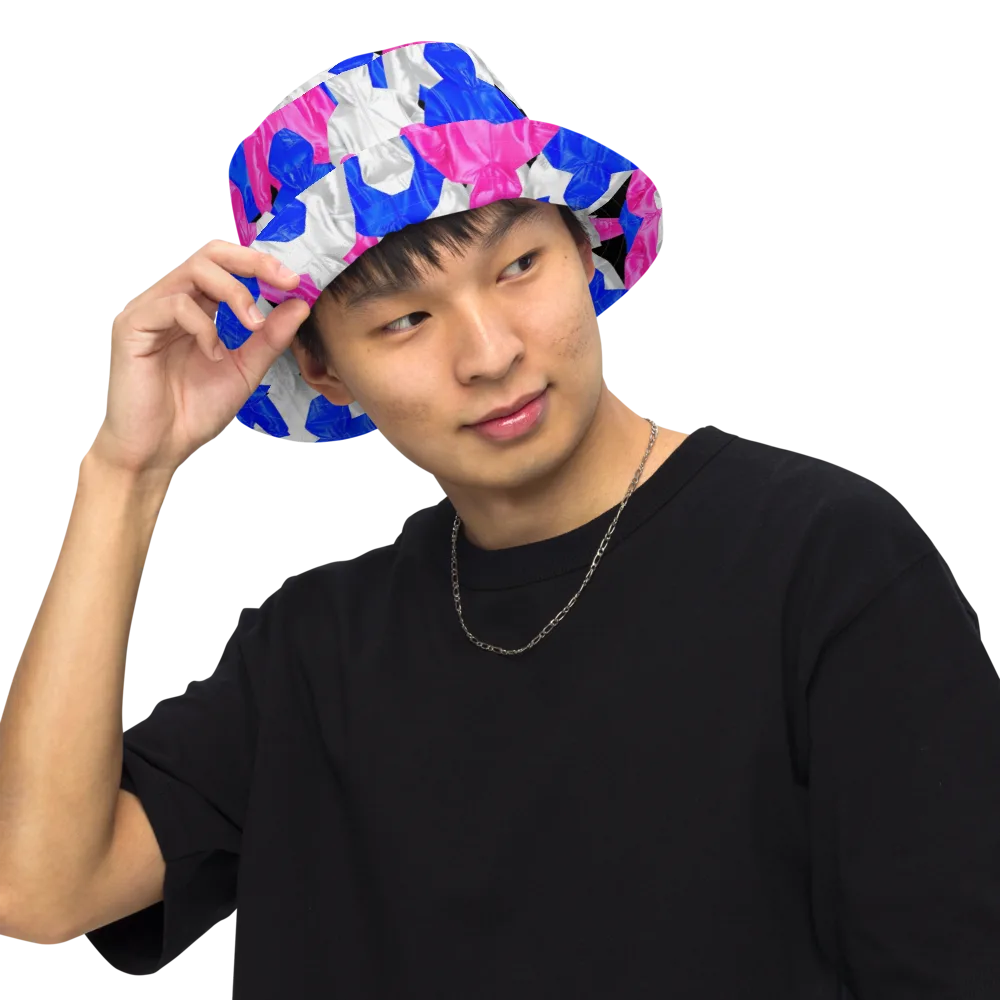 Chrome Weather on Reversible Bucket Hat — Front Inside