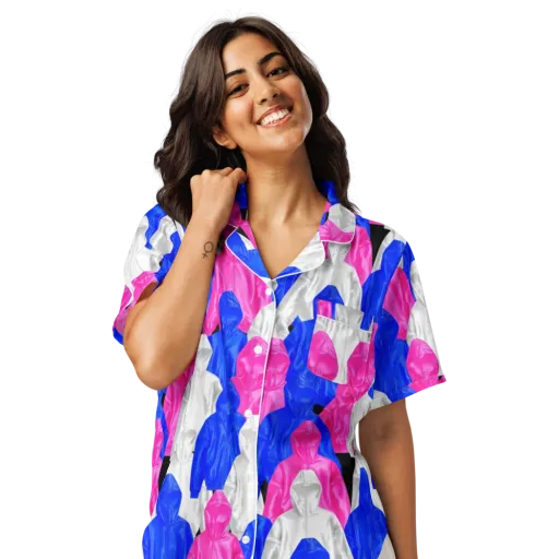 Chrome Weather on a Women's Short Sleeve Pajama Top