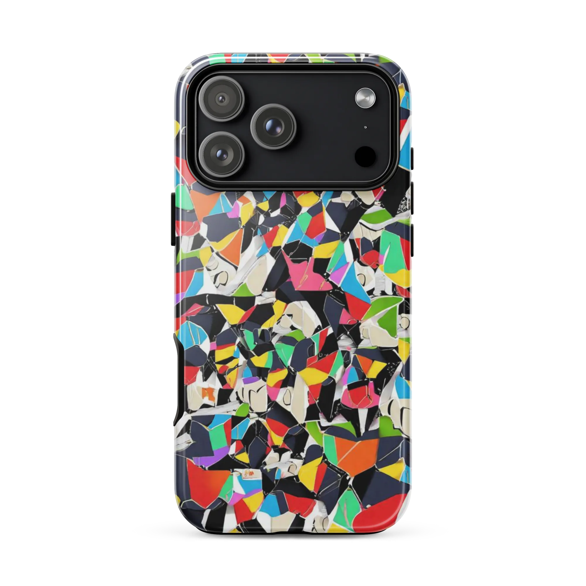 Patchwork Pulse on Tough Case for iPhone® — Front