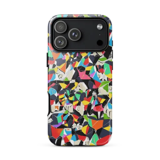 Patchwork Pulse on a Tough Case for iPhone®
