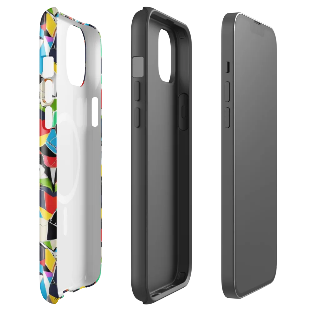 Patchwork Pulse on MagSafe Tough Case for iPhone® — Front