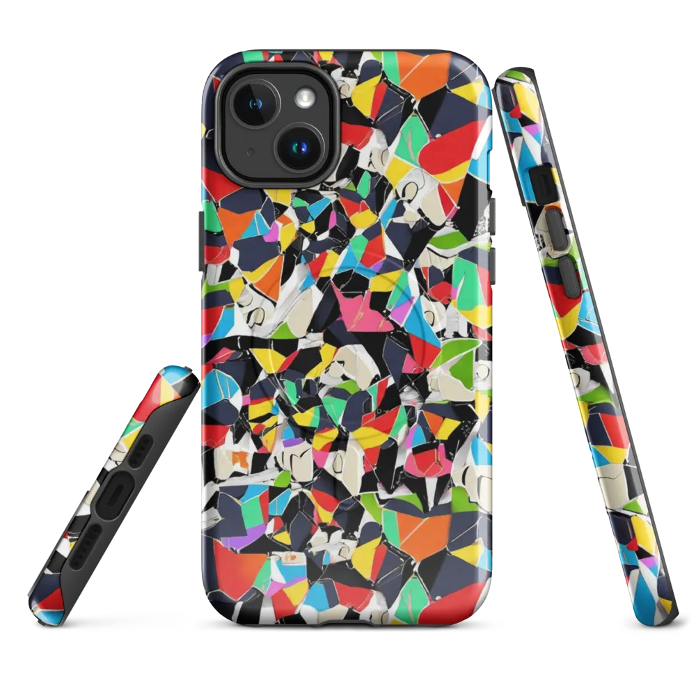 Patchwork Pulse on MagSafe Tough Case for iPhone® — Front
