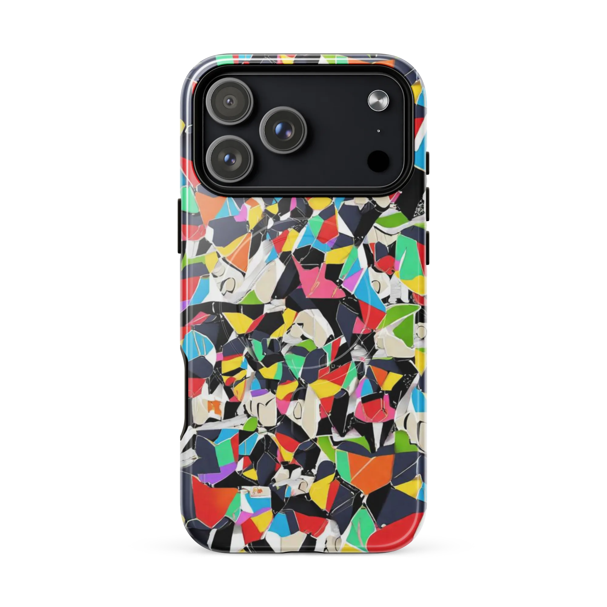 Patchwork Pulse on MagSafe Tough Case for iPhone® — Front