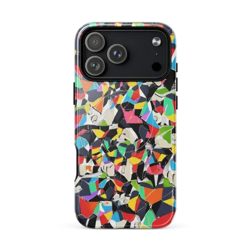 Patchwork Pulse on a MagSafe Tough Case for iPhone®