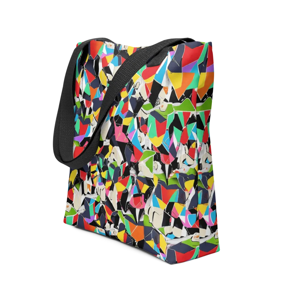 Patchwork Pulse on Tote Bag — Front
