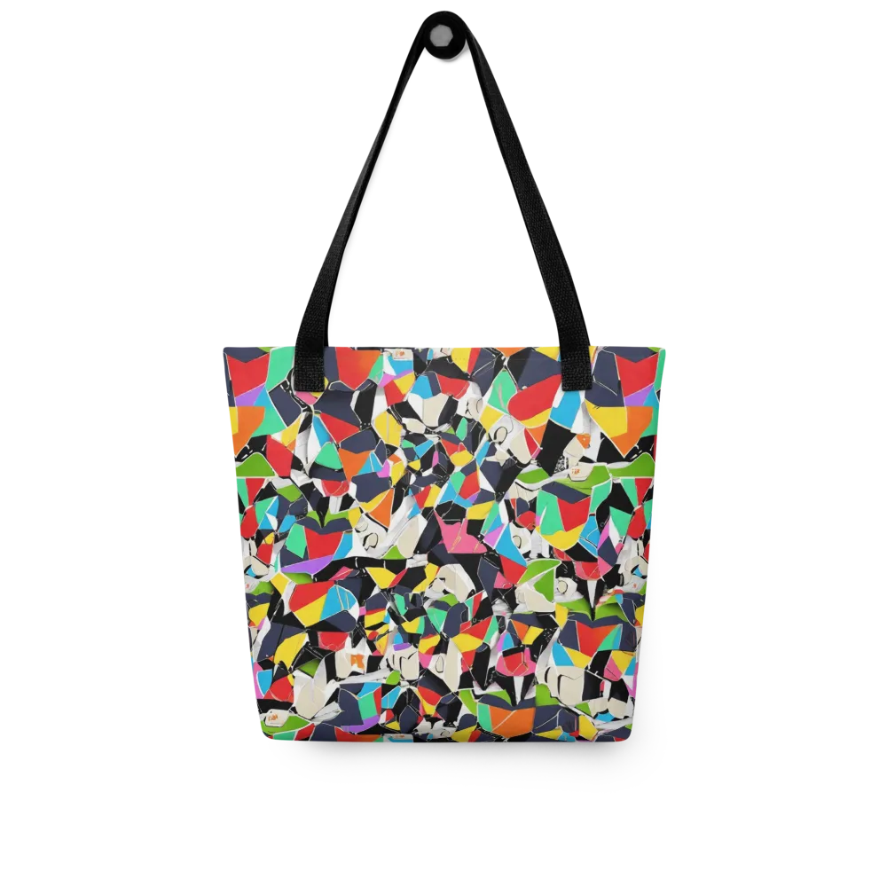 Patchwork Pulse on Tote Bag — Front