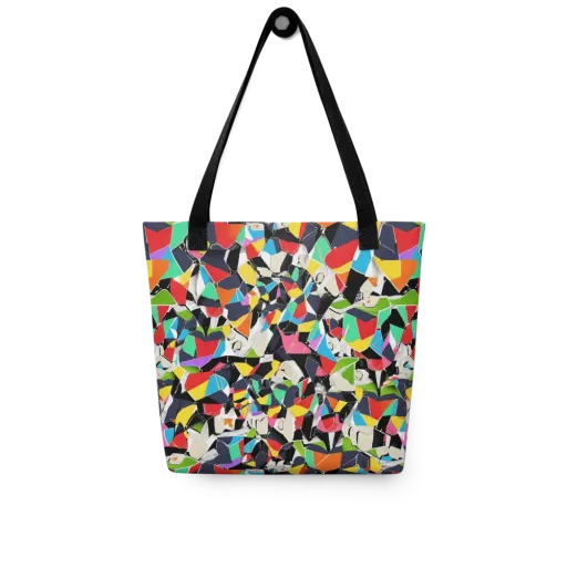 Patchwork Pulse on a Tote Bag