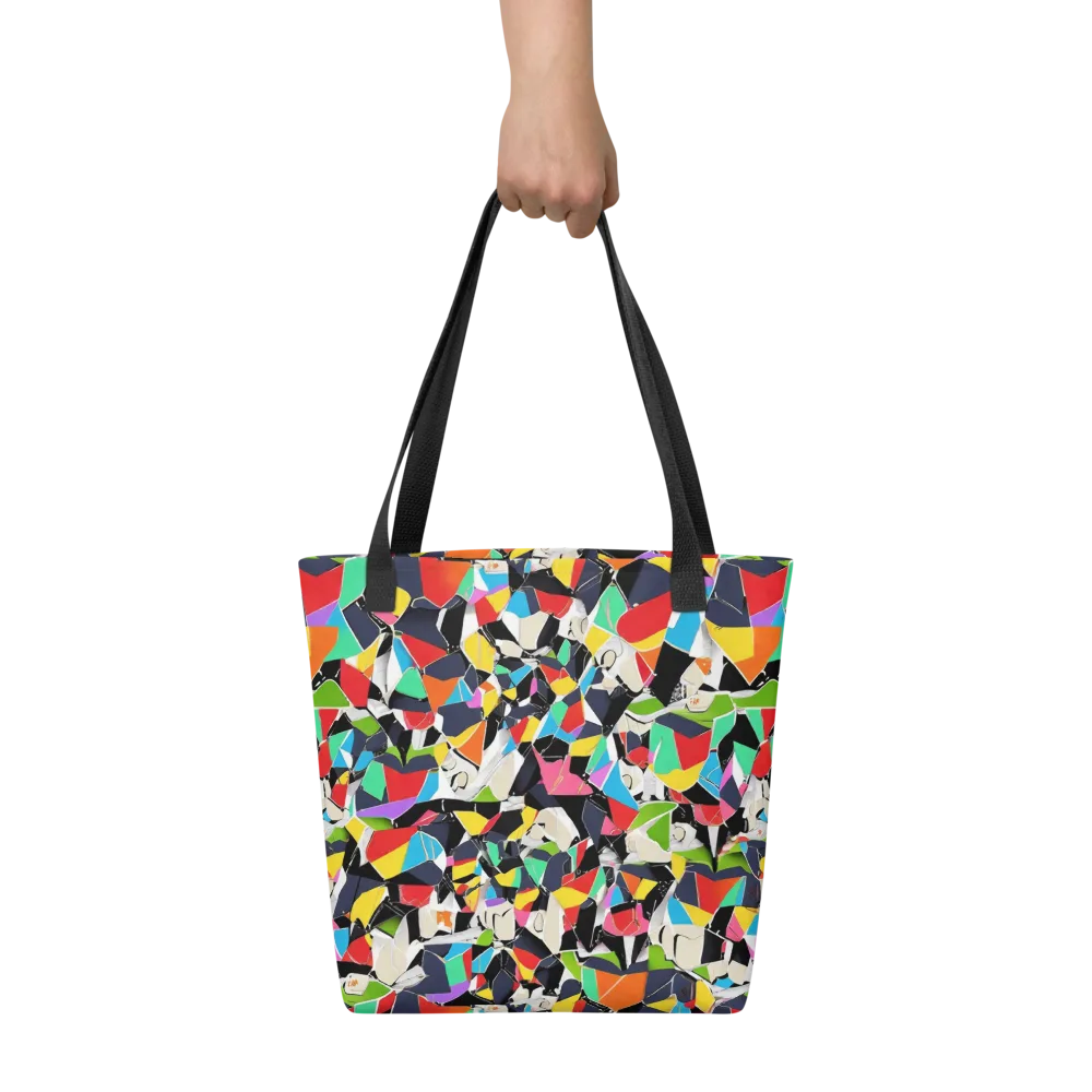 Patchwork Pulse on Tote Bag — Front